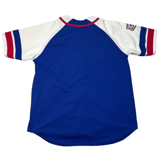 MLB Chicago Cubs Dynasty Club Series Throwback Retro Baseball Jersey Blue Red XL - Picture 2 of 6